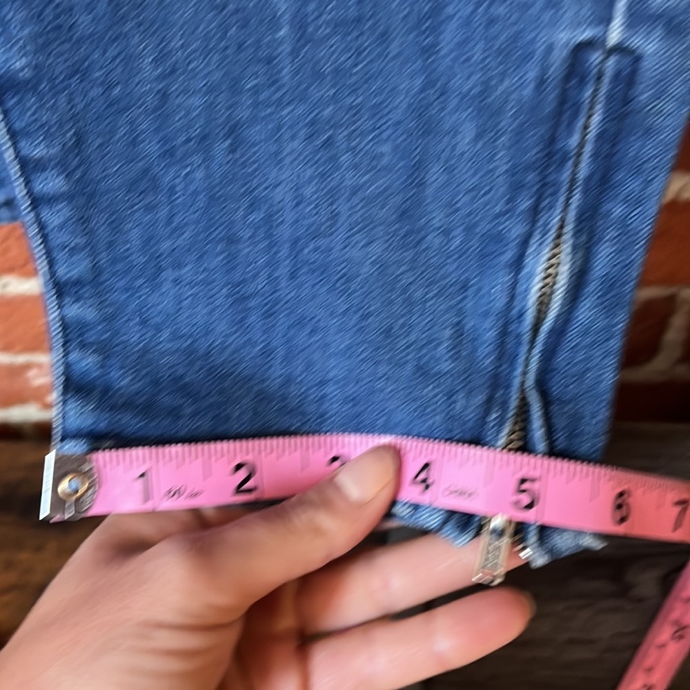 Free People Jeans Skinny Ankle Zipper Size 29 - Picture 3 of 7